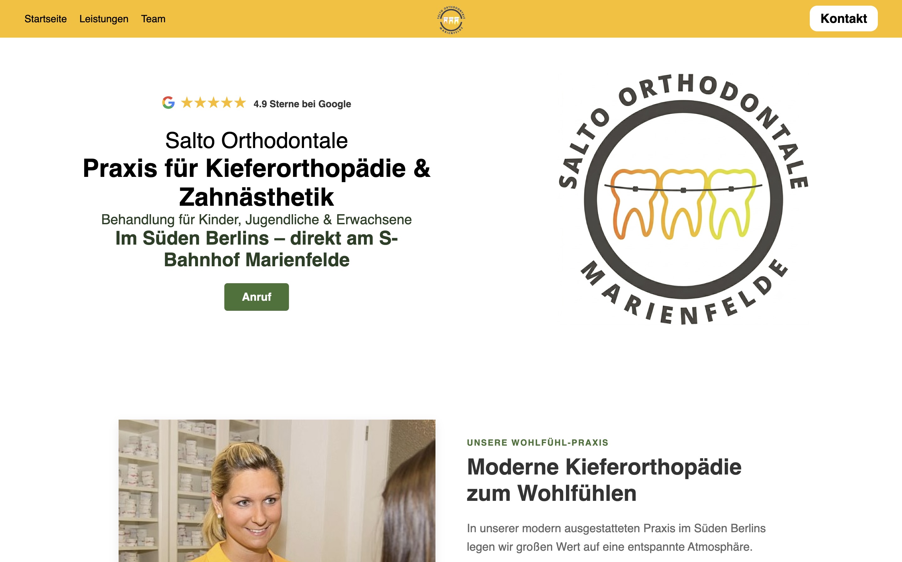 Salto Orthodontale Hauptansicht